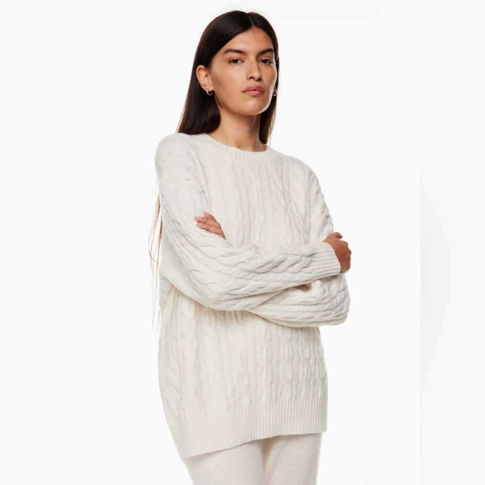 Aritzia The Group by Babaton Hemisphere Sweater size 1 in Birch.